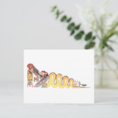 Uraeus Postkarte (Stehend Vorderseite)