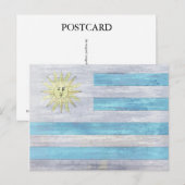 Uraguay-Flagge Postkarte (Vorne/Hinten)