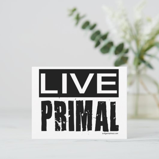 Ural-/Paläodiät Postkarte (Stehend Vorderseite)