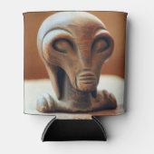 Uralte Alien Statue Dosenkühler (Vorderseite)
