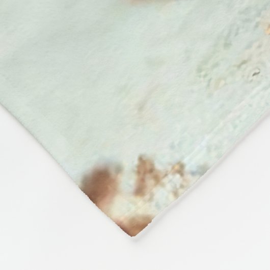 Uralte Alien Statue Fleecedecke (Ecke)