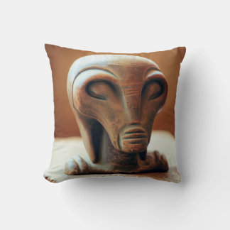 Uralte Alien Statue Kissen