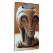 Uralte Alien Statue Klemmbrett (Rechts)