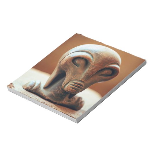 Uralte Alien Statue Notizblock (Rotiert)