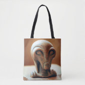 Uralte Alien Statue Tasche (Vorderseite)