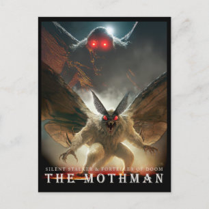 Uralte Bestie & Kreaturen: Die Mothman-Postkarte Postkarte
