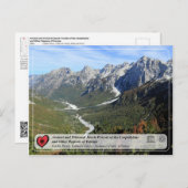 Uralte Buchenwälder und Urwald - Fluss Gashi Postkarte (Vorne/Hinten)