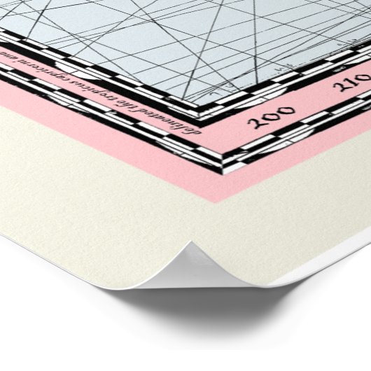 uralte Weltkarte Nr. 1, tony fernandes Poster (Ecke)