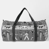 uralter äyptischer Grabmalmummy Duffle Bag (Rückseite)