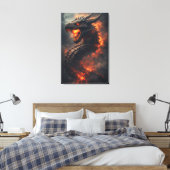 Uralter Drache der Höllenflammen Leinwanddruck (Insitu (Schlafzimmer))