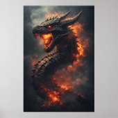 Uralter Drache der Höllenflammen Poster (Vorne)