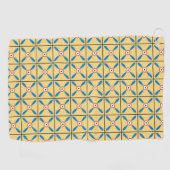uralter, geometrischer Untergrund Golfhandtuch (Horizontal)