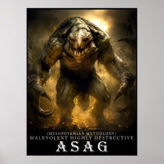 Uraltes Biest & Kreaturen: Asag Poster