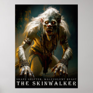 Uraltes Biest & Kreaturen: Das Skinwalker-Poster Poster