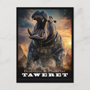 Uraltes Biest & Kreaturen: Taweret Postkarte