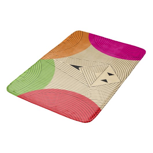 uraltes Dreieck Badematte (Schrägansicht)