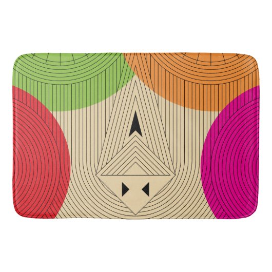 uraltes Dreieck Badematte (Vorderseite)