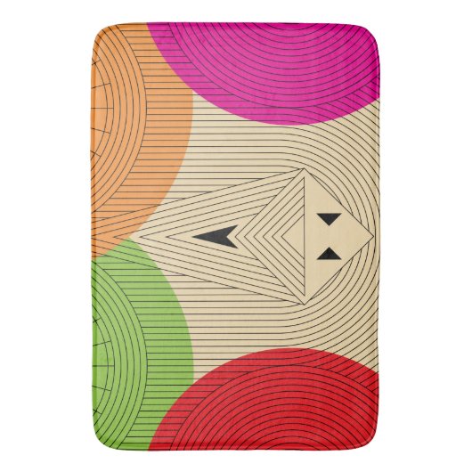 uraltes Dreieck Badematte (Vorderseite Vertikal)