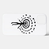 uraltes Idol Geoglyph-Symbol Petroglyph amerindian Case-Mate iPhone Hülle (Rückseite (Horizontal))