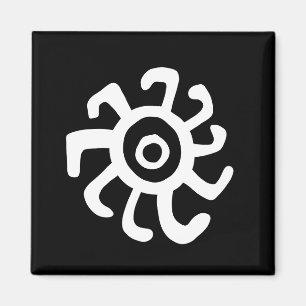 uraltes Sonnenidol Geoglyph-Symbol Petroglyph-Kame Magnet