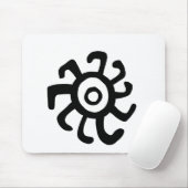 uraltes Sonnenidol Geoglyph-Symbol Petroglyph-Kame Mousepad (Mit Mouse)