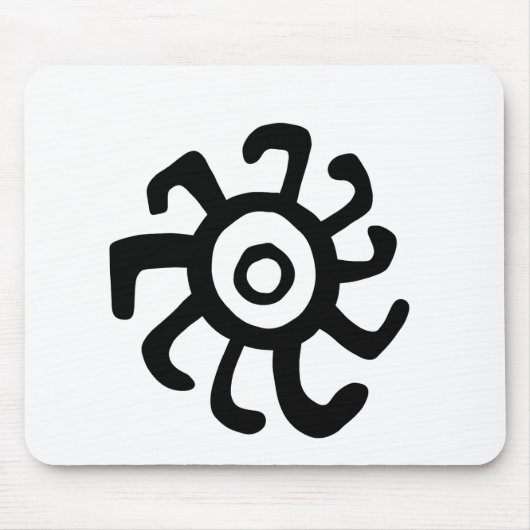 uraltes Sonnenidol Geoglyph-Symbol Petroglyph-Kame Mousepad (Vorne)