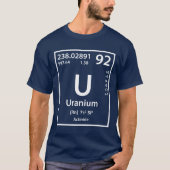 Uranelement (weiß) T - Shirt (Vorderseite)