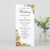 Uranfarbenhochzeitsprogramm (Stehend Vorderseite)