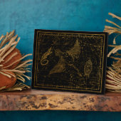 Urania Mirror Celestial Map Gold und Black Fotoplatte (Seite)