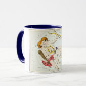 Urania Mirror Gemini Constellation Antique Print Tasse (Vorderseite Links)
