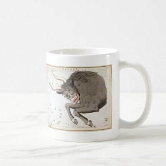 Urania-Spiegel, Vintage Aquarius-Konstellation Kaffeetasse