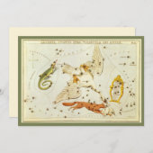 Urania-Spiegel, Vintage Astronomie-Himmelskarte (Vorne/Hinten)