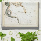 Urania-Spiegel, Vintage Astronomie-Himmelskarte Geschirrtuch (Gefaltet)