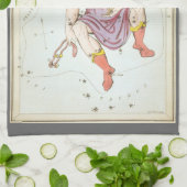 Urania-Spiegel, Vintage Astronomie-Himmelskarte Geschirrtuch (Gefaltet)