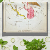 Urania-Spiegel, Vintage Astronomie-Himmelskarte Geschirrtuch (Gefaltet)