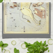 Urania-Spiegel, Vintage Astronomie-Himmelskarte Geschirrtuch (Gefaltet)