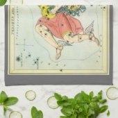 Urania-Spiegel, Vintage Astronomie-Himmelskarte Geschirrtuch (Gefaltet)