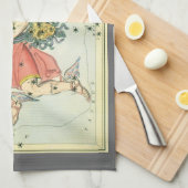 Urania-Spiegel, Vintage Astronomie-Himmelskarte Geschirrtuch (Viertel Falte)