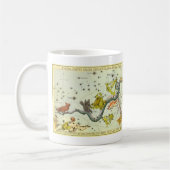 Urania-Spiegel, Vintage Astronomie-Himmelskarte Kaffeetasse (Links)