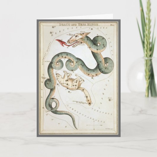 Urania-Spiegel, Vintage Astronomie-Himmelskarte Karte (Vorderseite)