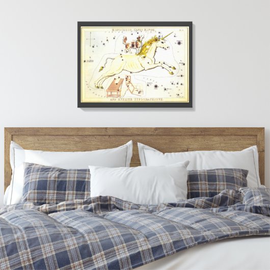 Urania-Spiegel, Vintage Astronomie-Himmelskarte Leinwanddruck (Insitu (Schlafzimmer))