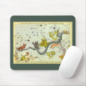 Urania-Spiegel, Vintage Astronomie-Himmelskarte Mousepad (Mit Mouse)