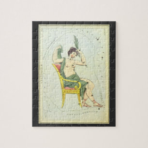 Urania-Spiegel, Vintage Astronomie-Himmelskarte Puzzle