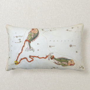 Urania-Spiegel, Vintage Piszenskonstellation Lendenkissen