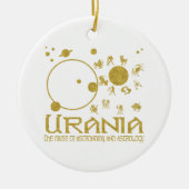 Urania-Verzierung Keramik Ornament (Vorne)