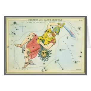 Urania's Mirror, Vintage-Astronomie-Himmelskarte