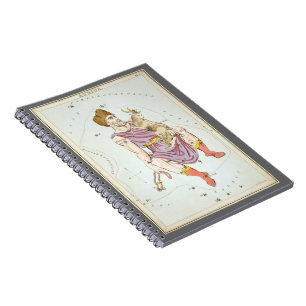 Urania's Mirror, Vintage-Astronomie-Himmelskarte Notizblock