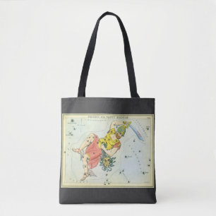 Urania's Mirror, Vintage-Astronomie-Himmelskarte Tasche