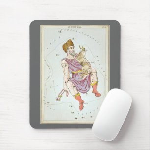 Urania's Mirror, Vintage Astronomiekarte des Himme Mousepad