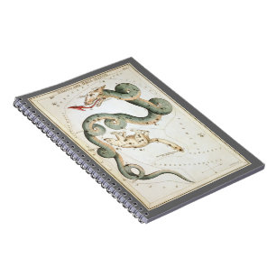 Urania's Mirror, Vintage Astronomiekarte des Himme Notizblock
